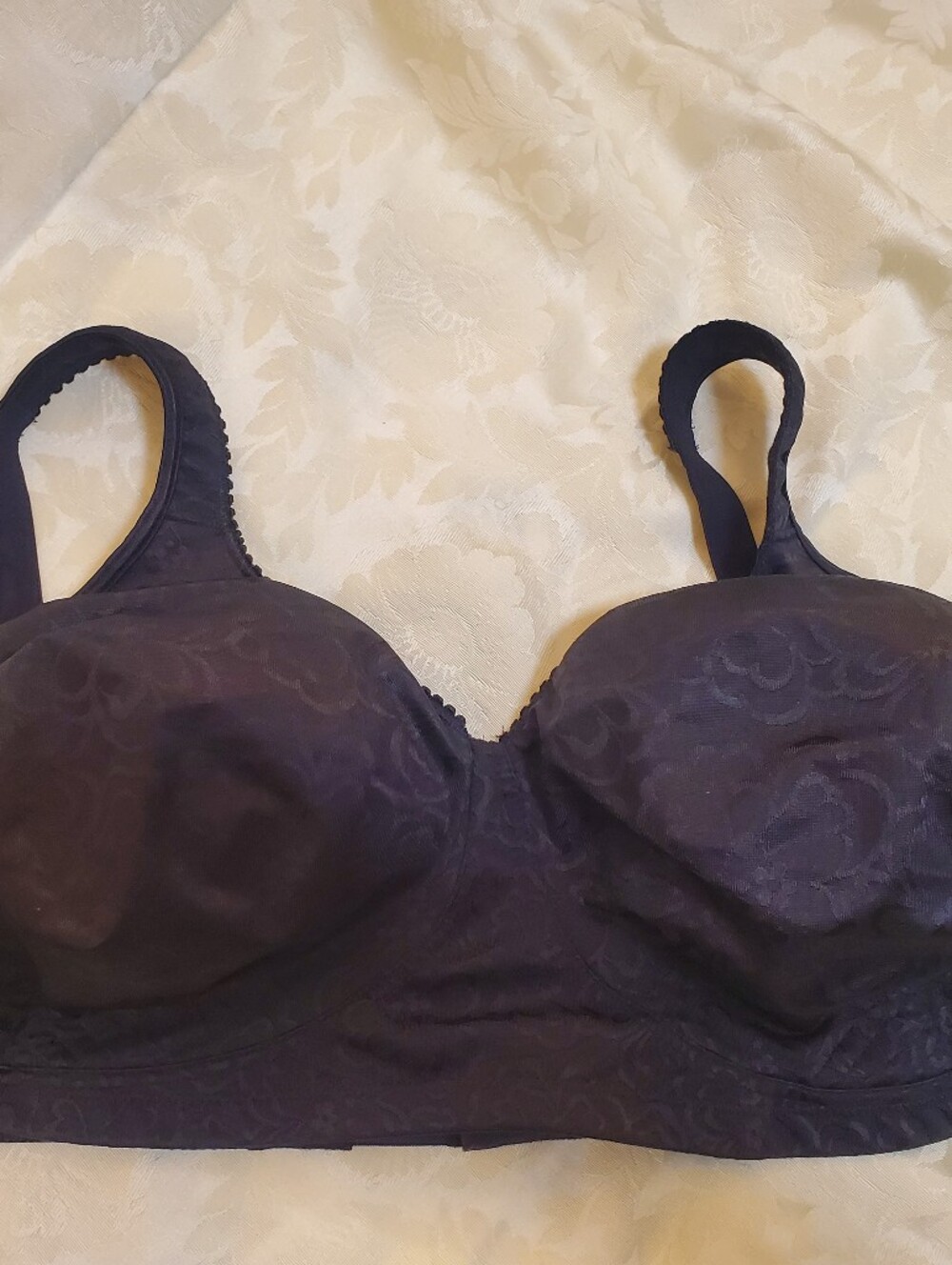 Playtex Black Full Coverage Bra Size 50DD